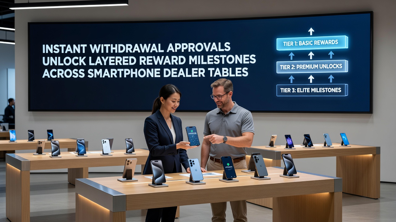 Detailansicht eines mobilen Walzenspiels mit Belohnungsfortschrittsanzeige