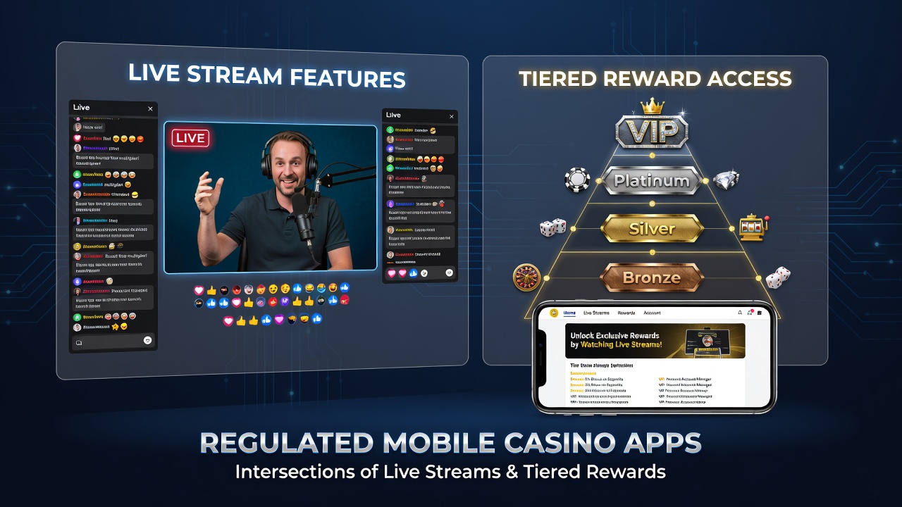 Live-Stream-Features in mobilen Casino-Apps mit gestaffelten Belohnungen