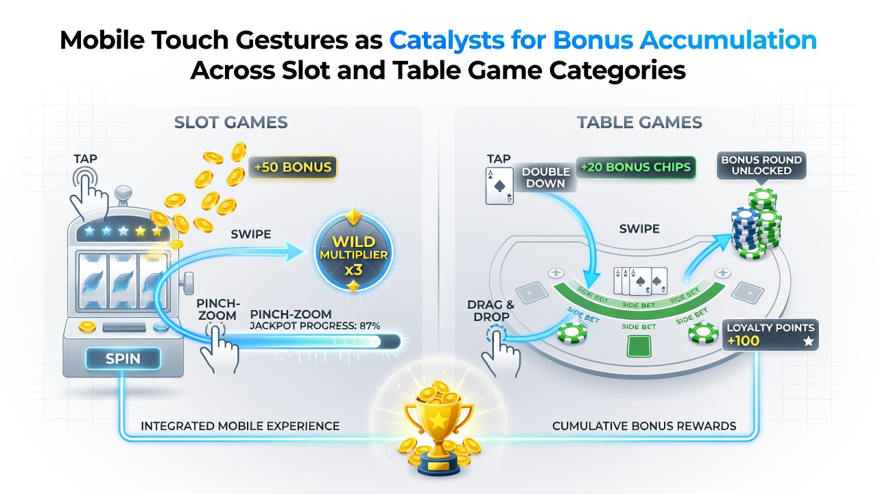 Touch-Interaktionen in mobilen Tischspielen und deren Einfluss auf Bonus-Systeme