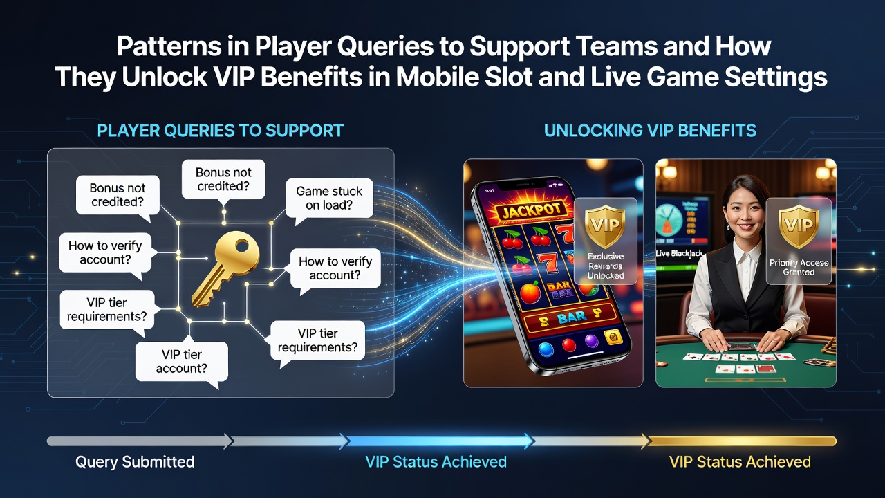 Illustration von Spieler-Support-Interaktionen in mobilen Casino-Apps mit Fokus auf VIP-Belohnungen