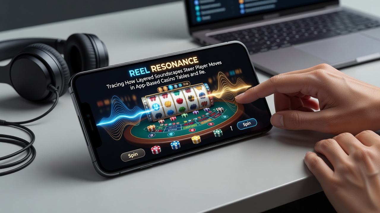 Illustration von Spielerverhalten und Audio-Einfluss in Casino-Tisch-Apps