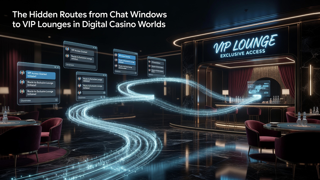 Visualisierung von VIP-Lounges und digitalen Casino-Interaktionen